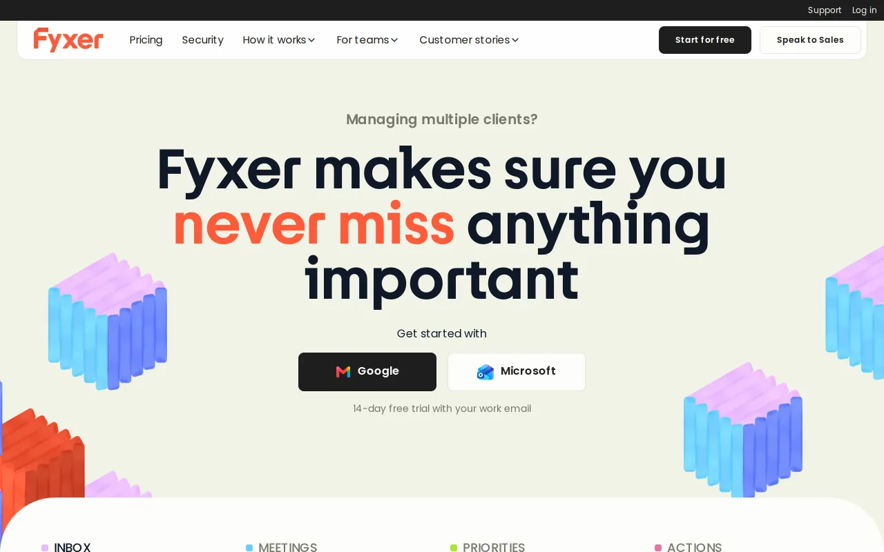 Fyxer screenshot