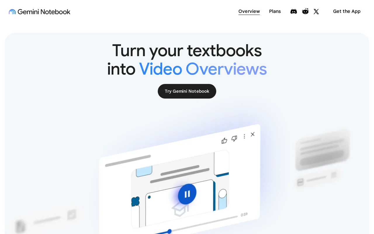 Gemini Notebook screenshot