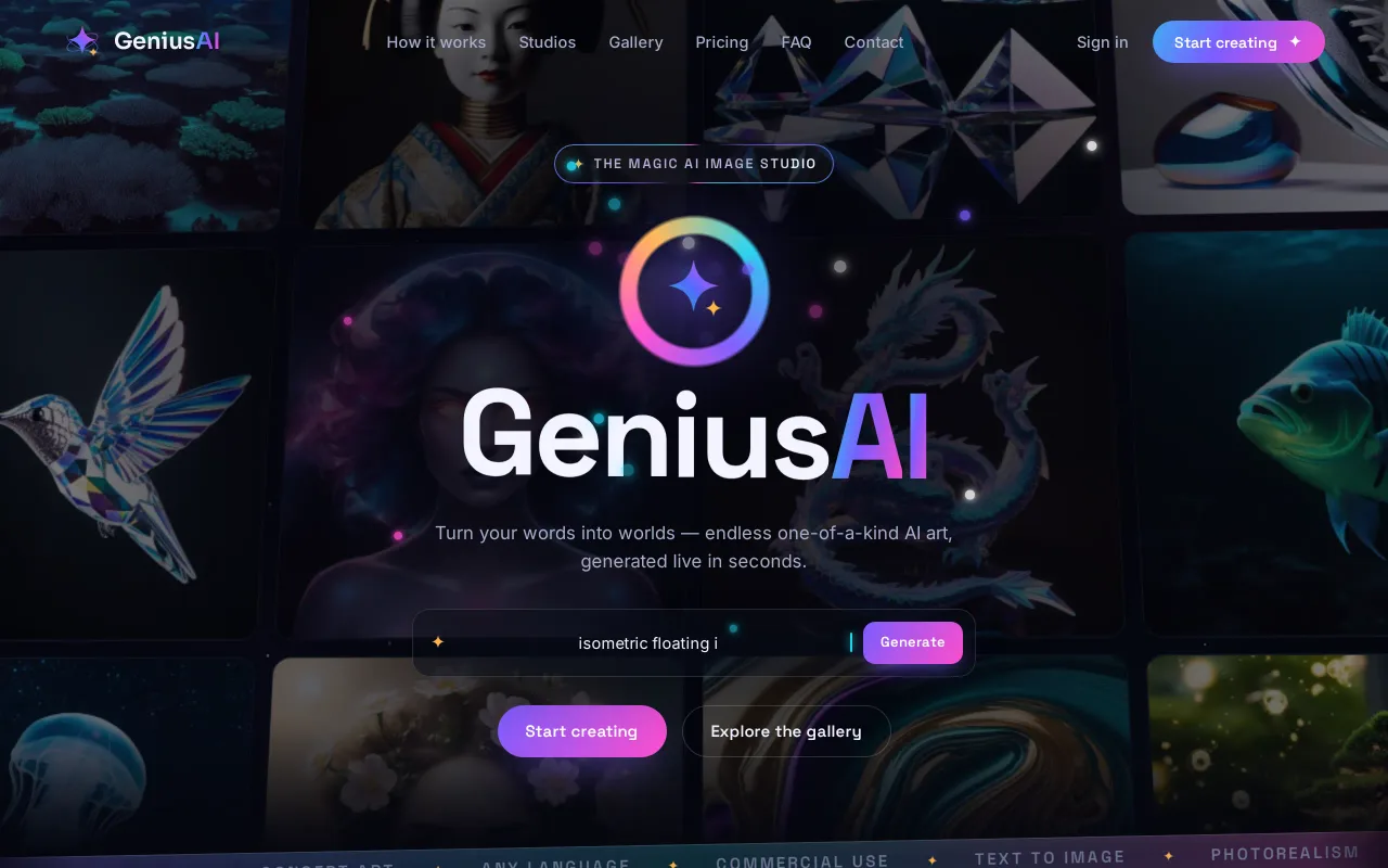 GeniusAI screenshot