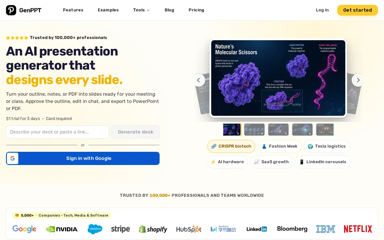 GenPPT screenshot