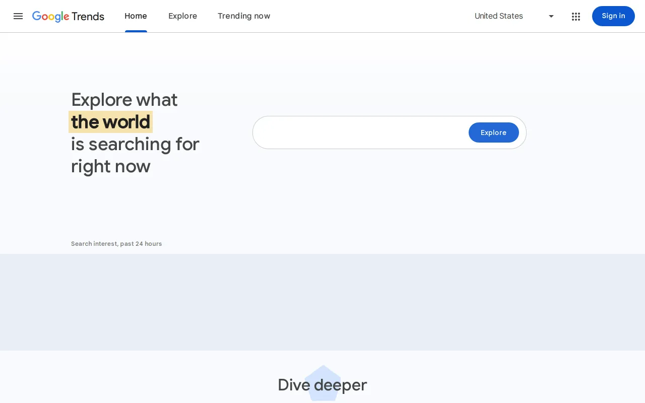 Google Trends screenshot