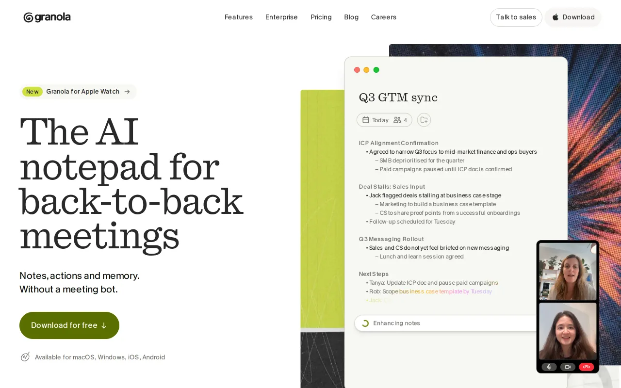 Granola screenshot