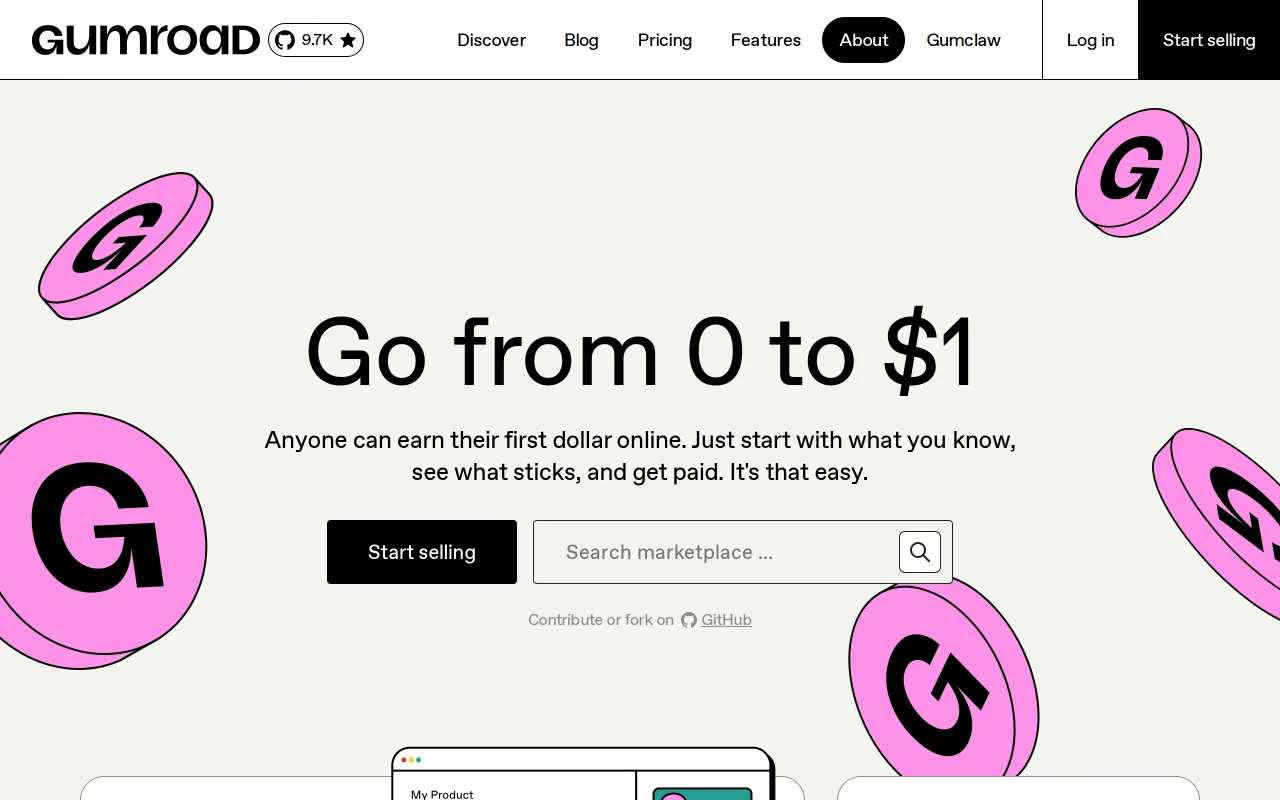 Gumroad screenshot