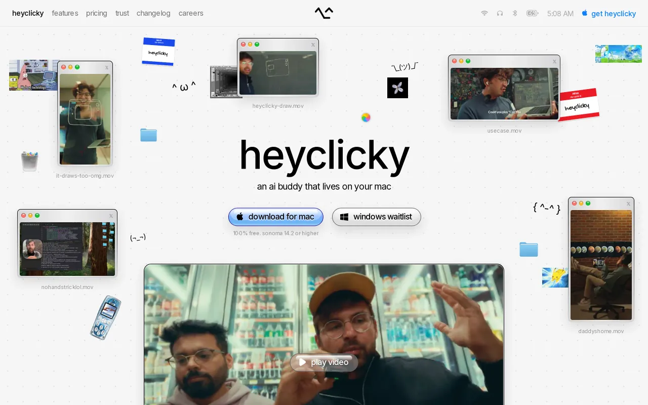 heyclicky screenshot