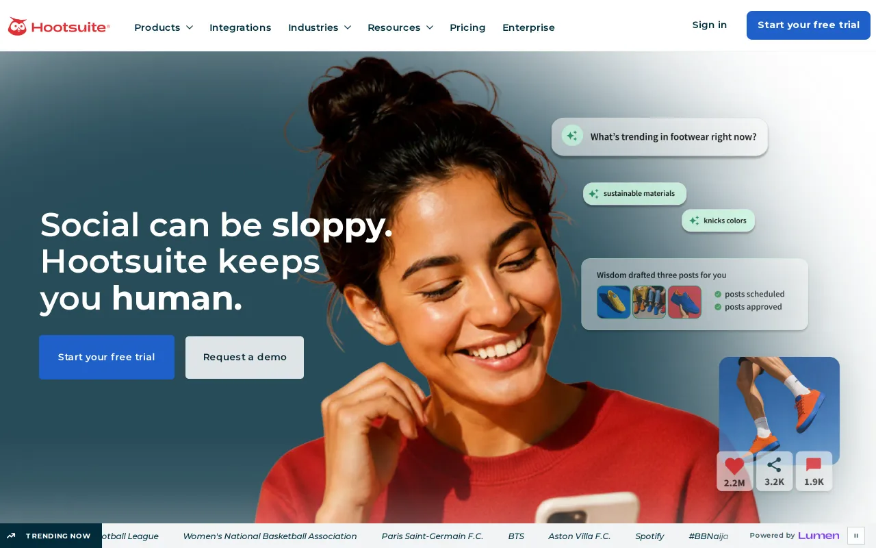 Hootsuite screenshot
