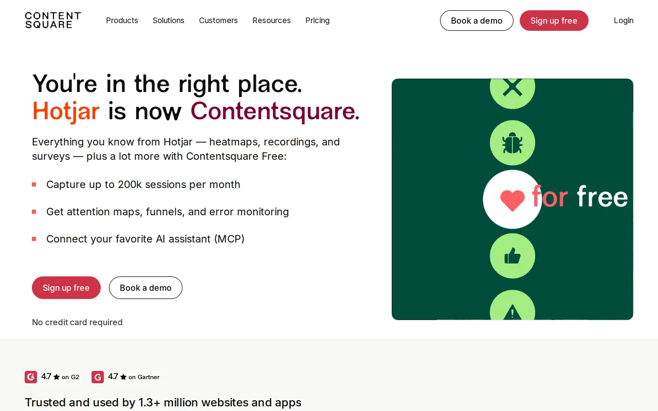 Hotjar screenshot