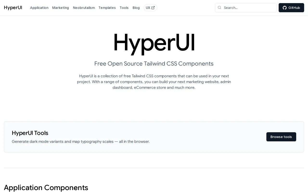 Hyper UI screenshot