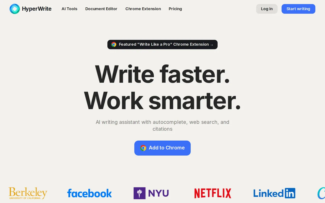HyperWrite screenshot