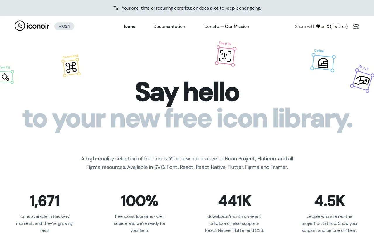 Iconoir screenshot