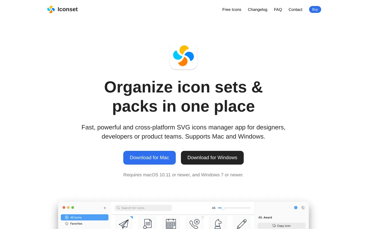Iconset screenshot