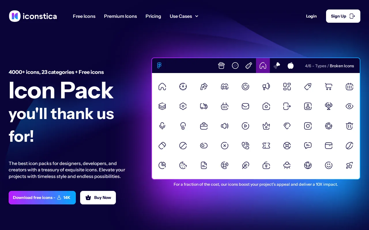 Iconstica screenshot