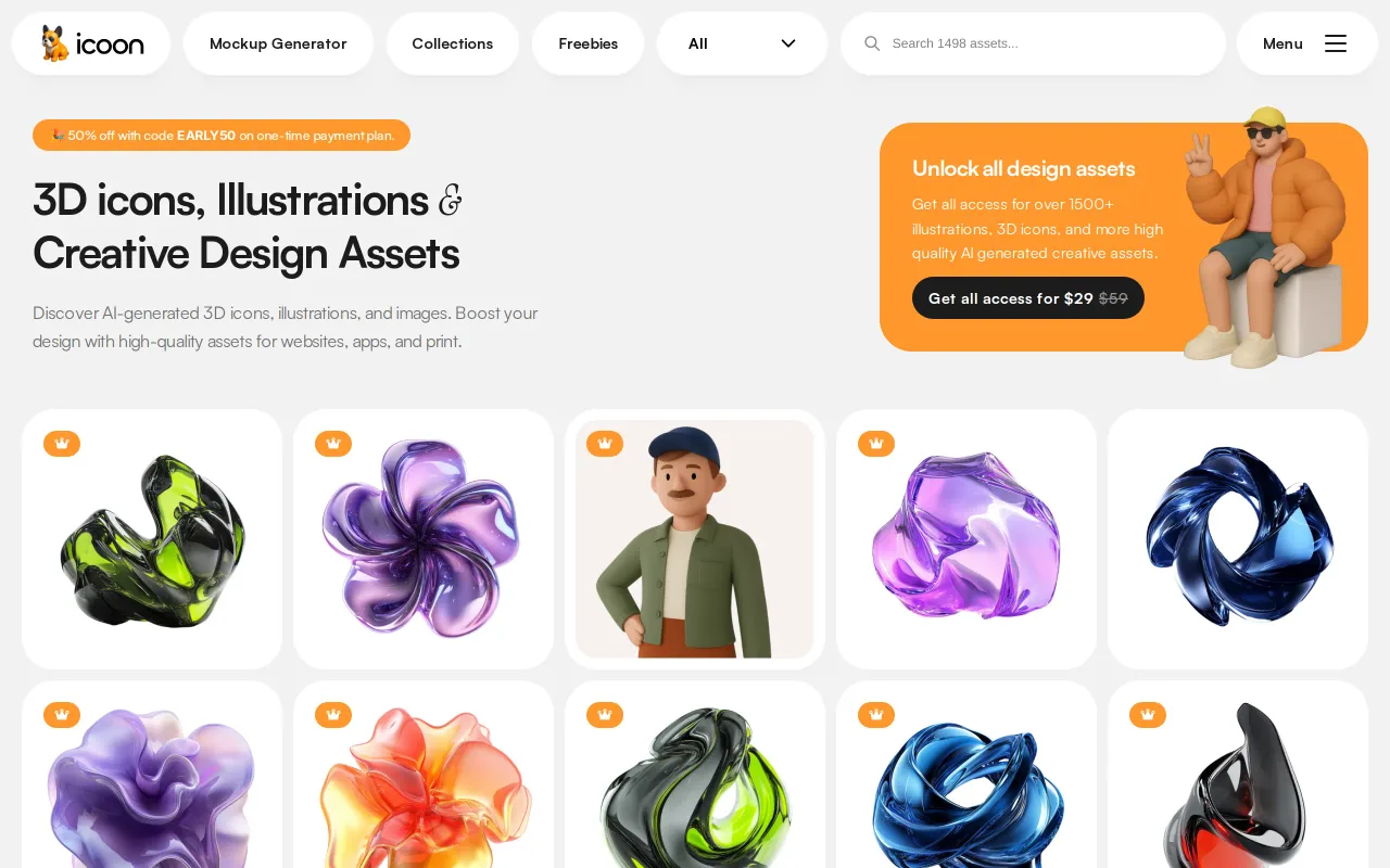 Icoon.co screenshot