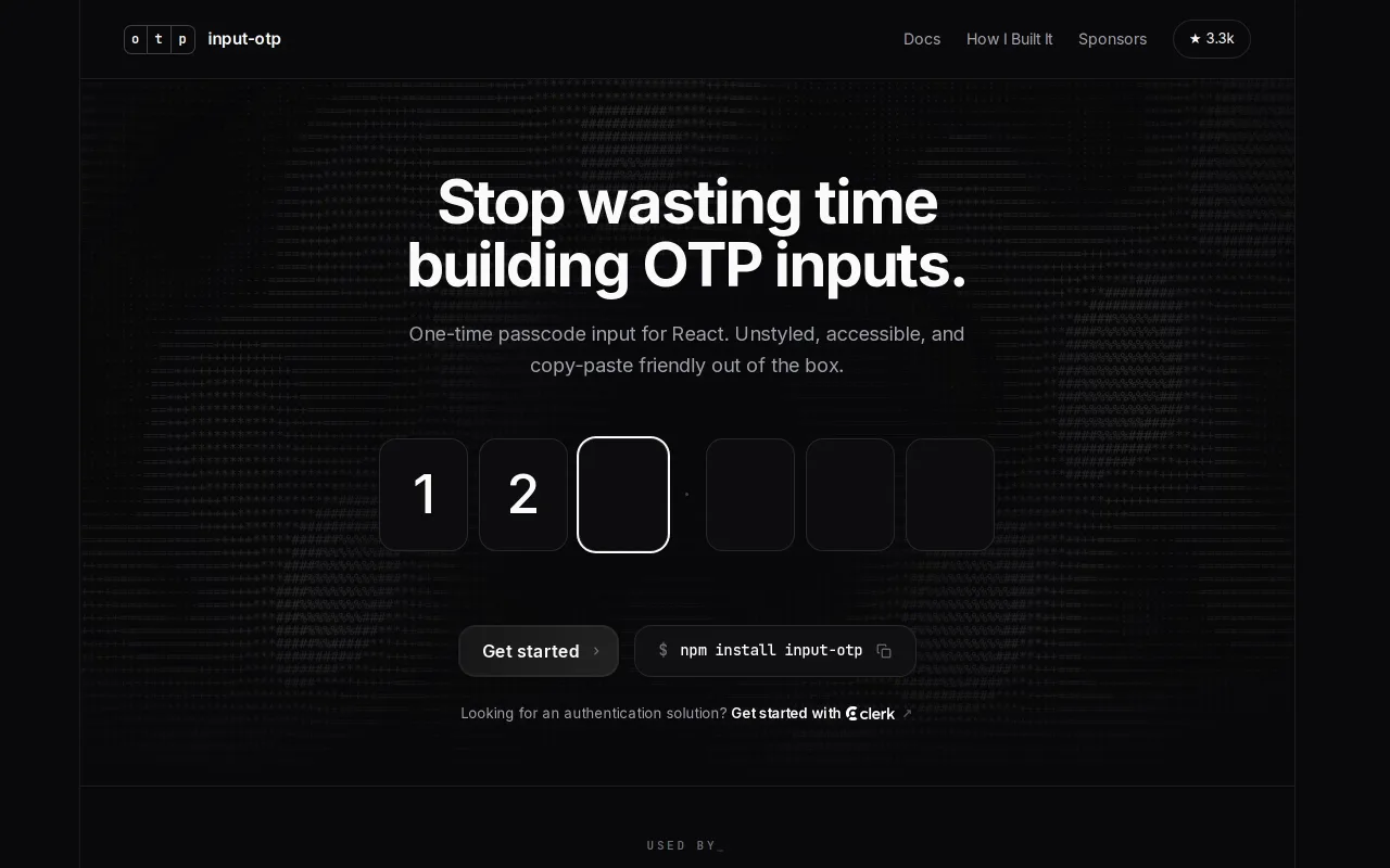 Input OTP screenshot