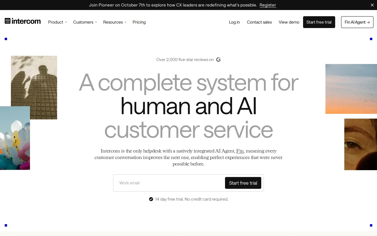 Intercom screenshot