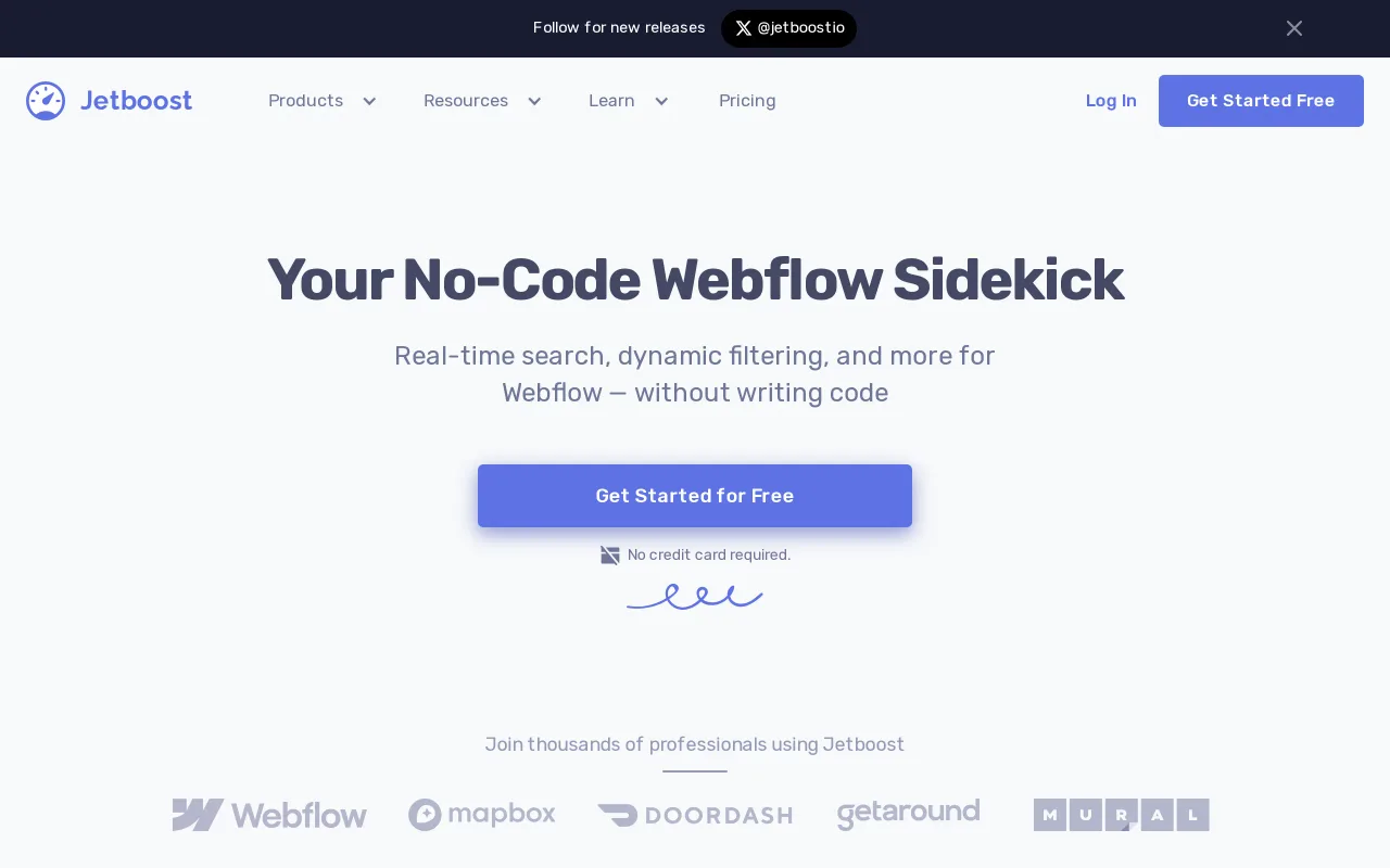 Jetboost screenshot