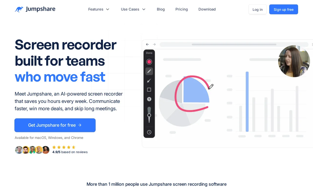 Jumpshare screenshot