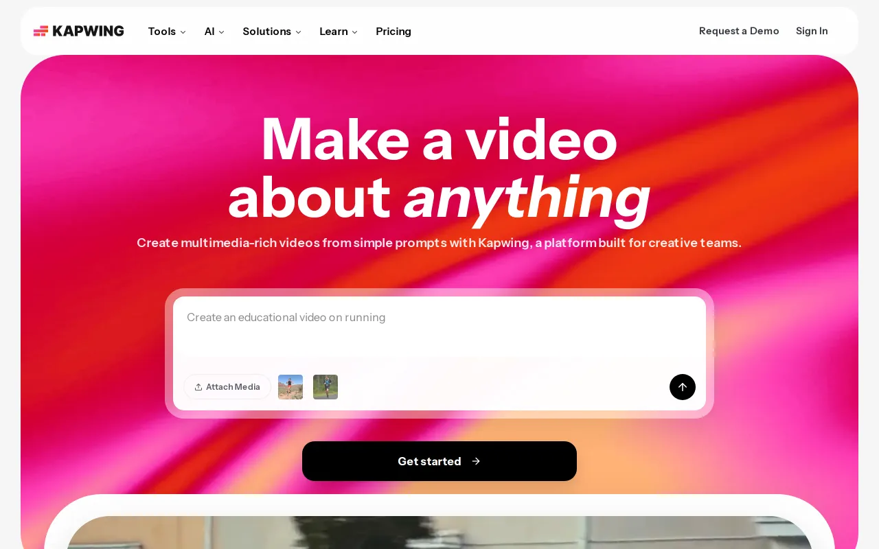 Kapwing screenshot