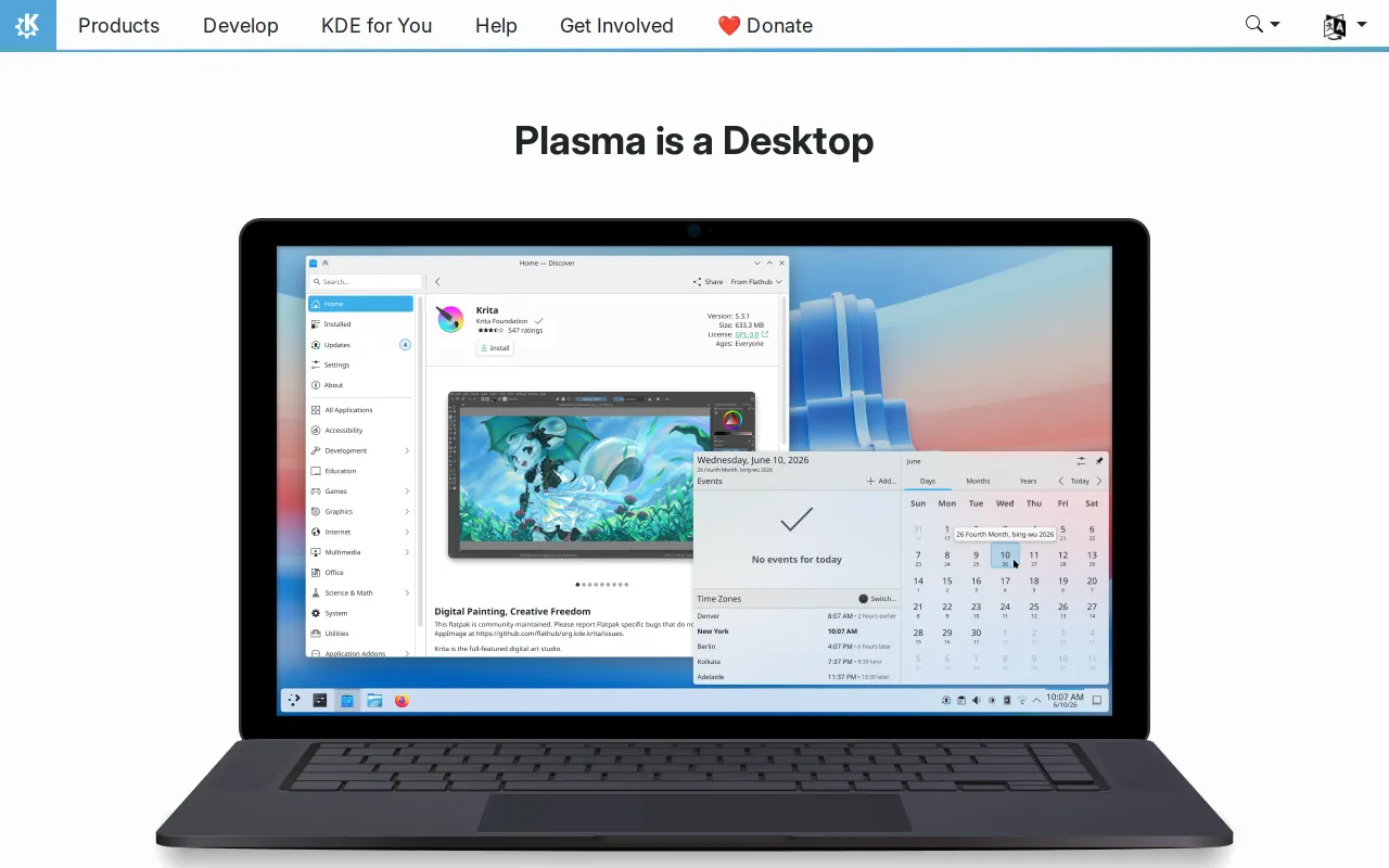 KDE Plasma screenshot