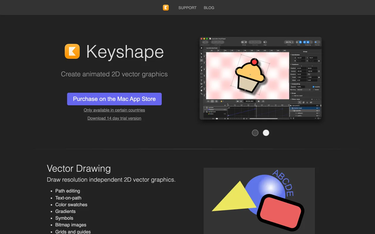 Keyshape screenshot
