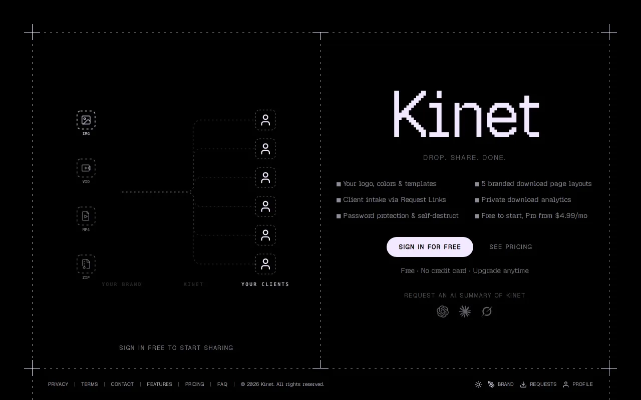 Kinet screenshot