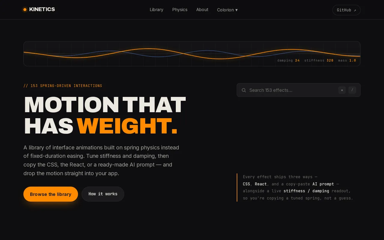 Kinetics screenshot