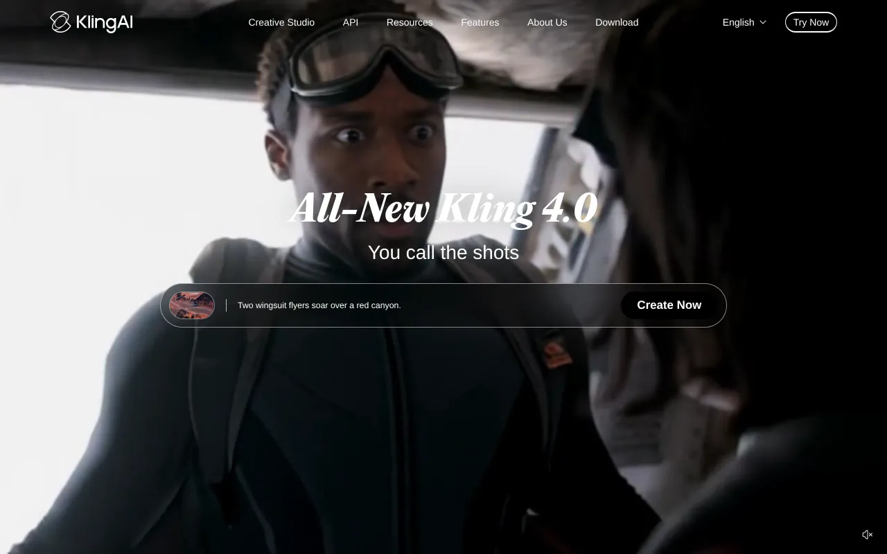 Kling AI screenshot