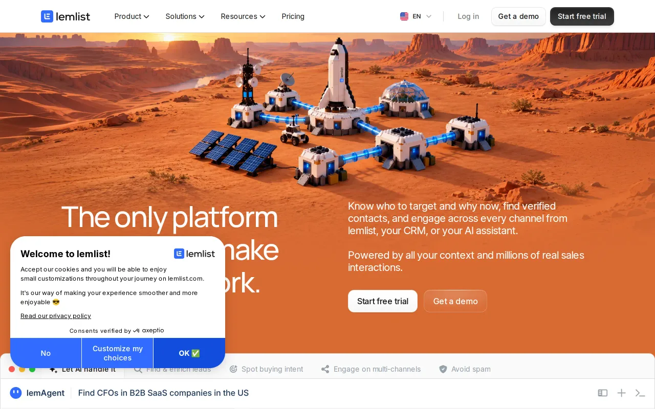 Lemlist screenshot