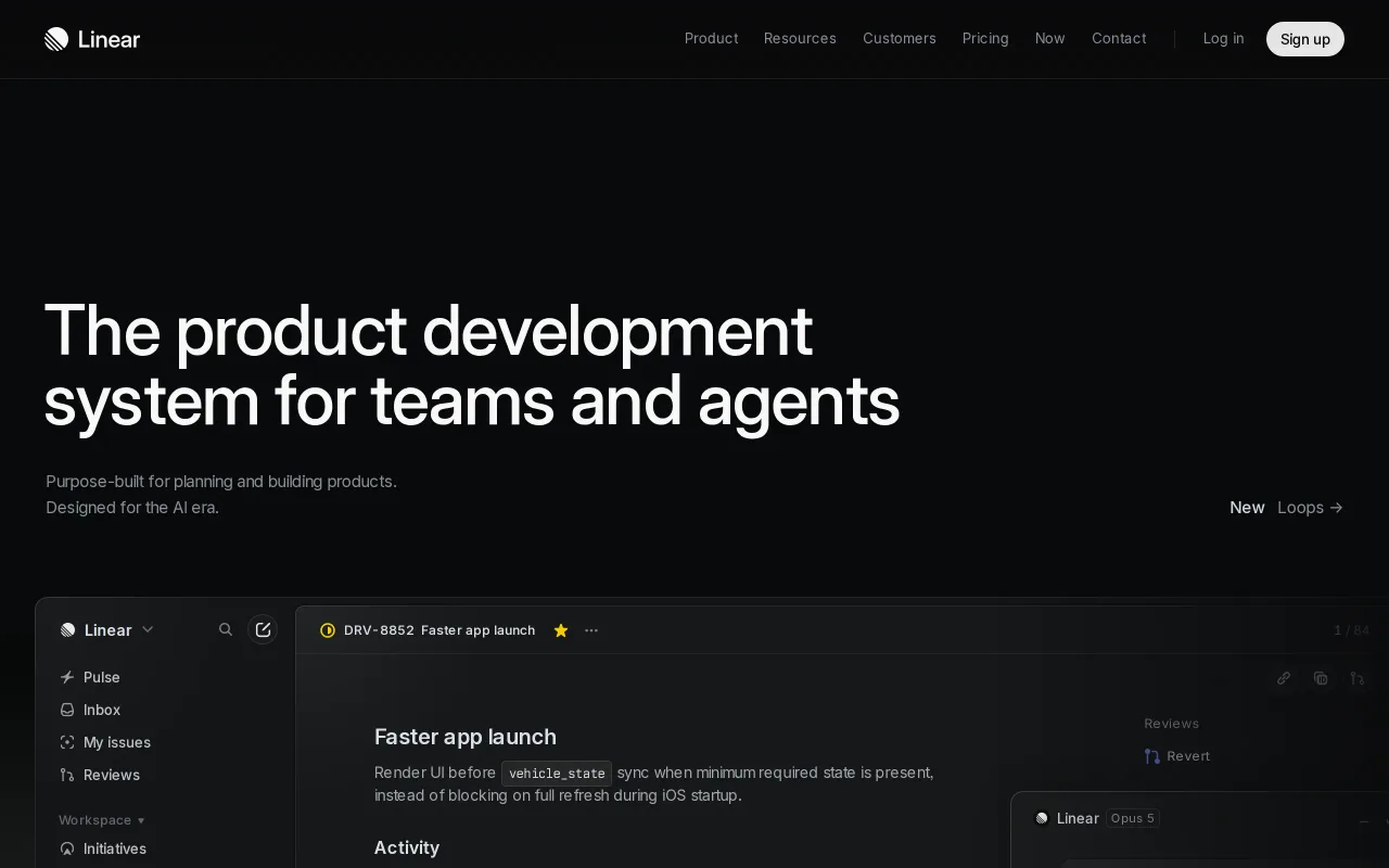 Linear screenshot