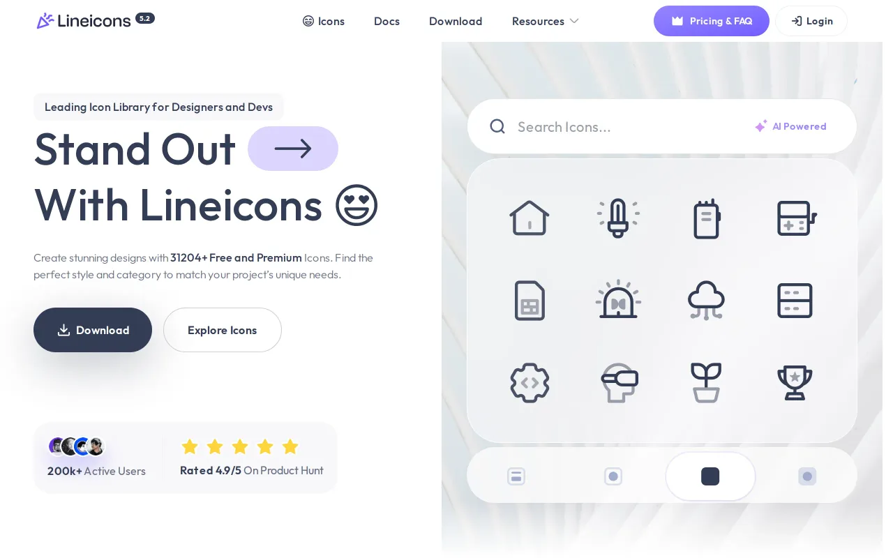 Lineicons screenshot