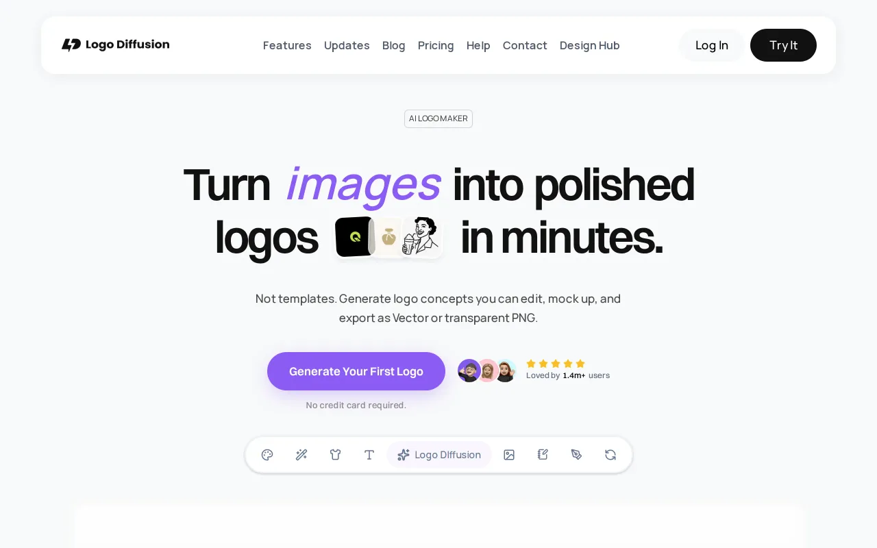 Logo Diffusion screenshot