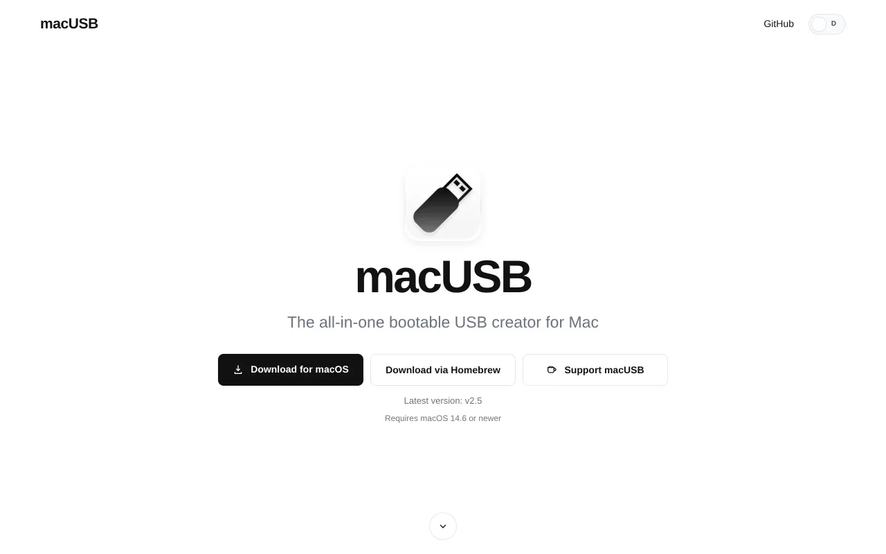 macUSB screenshot