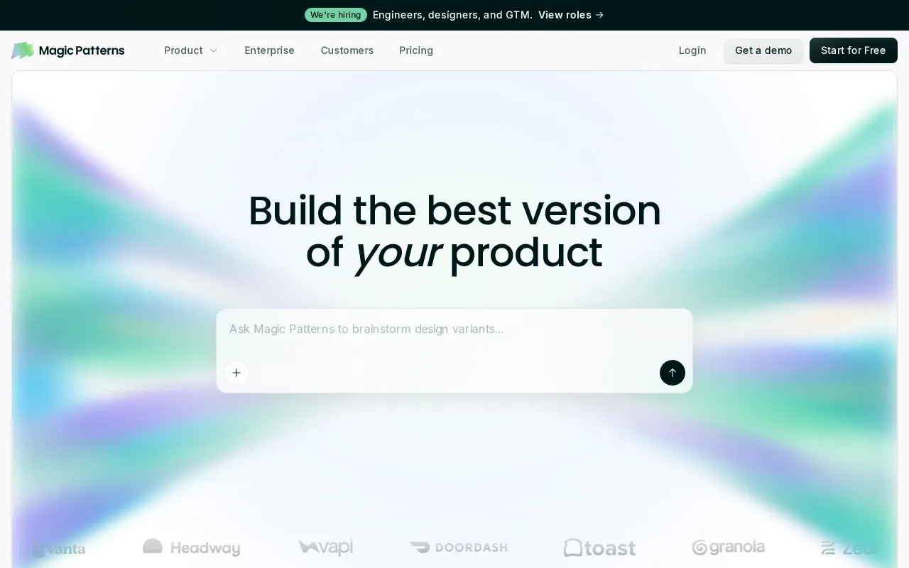 Magic Patterns screenshot