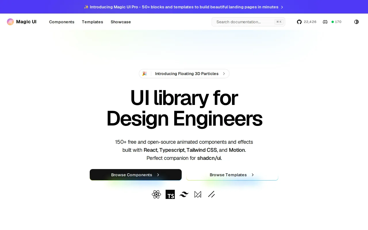 Magic UI screenshot