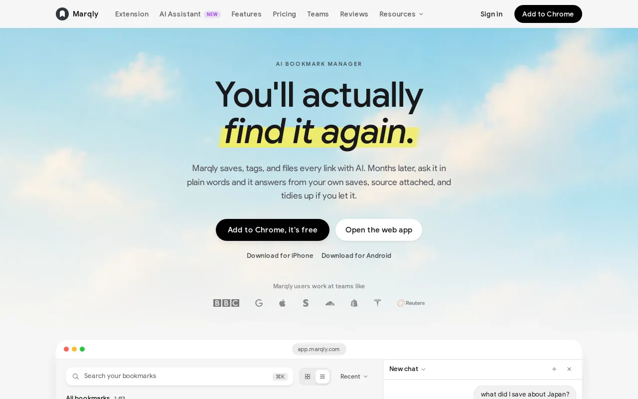 Marqly screenshot