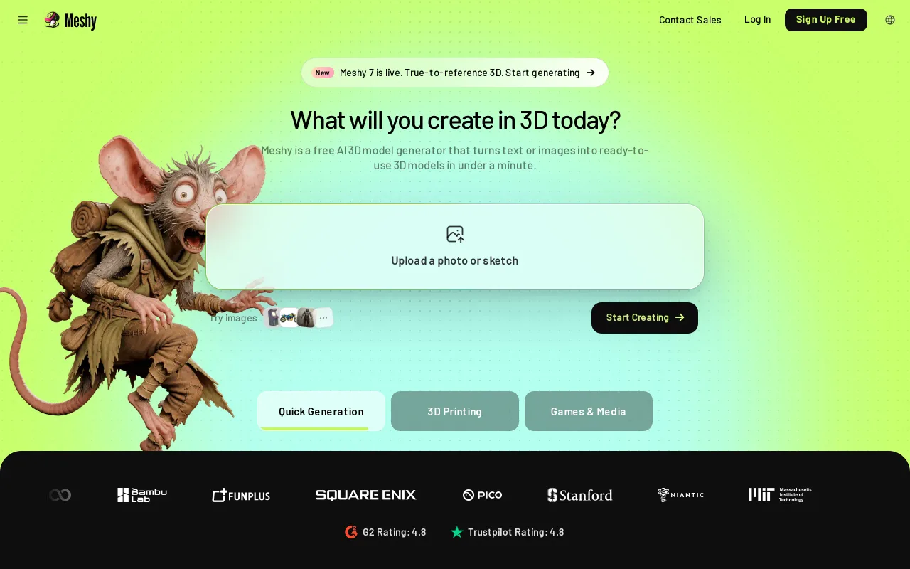 Meshy screenshot