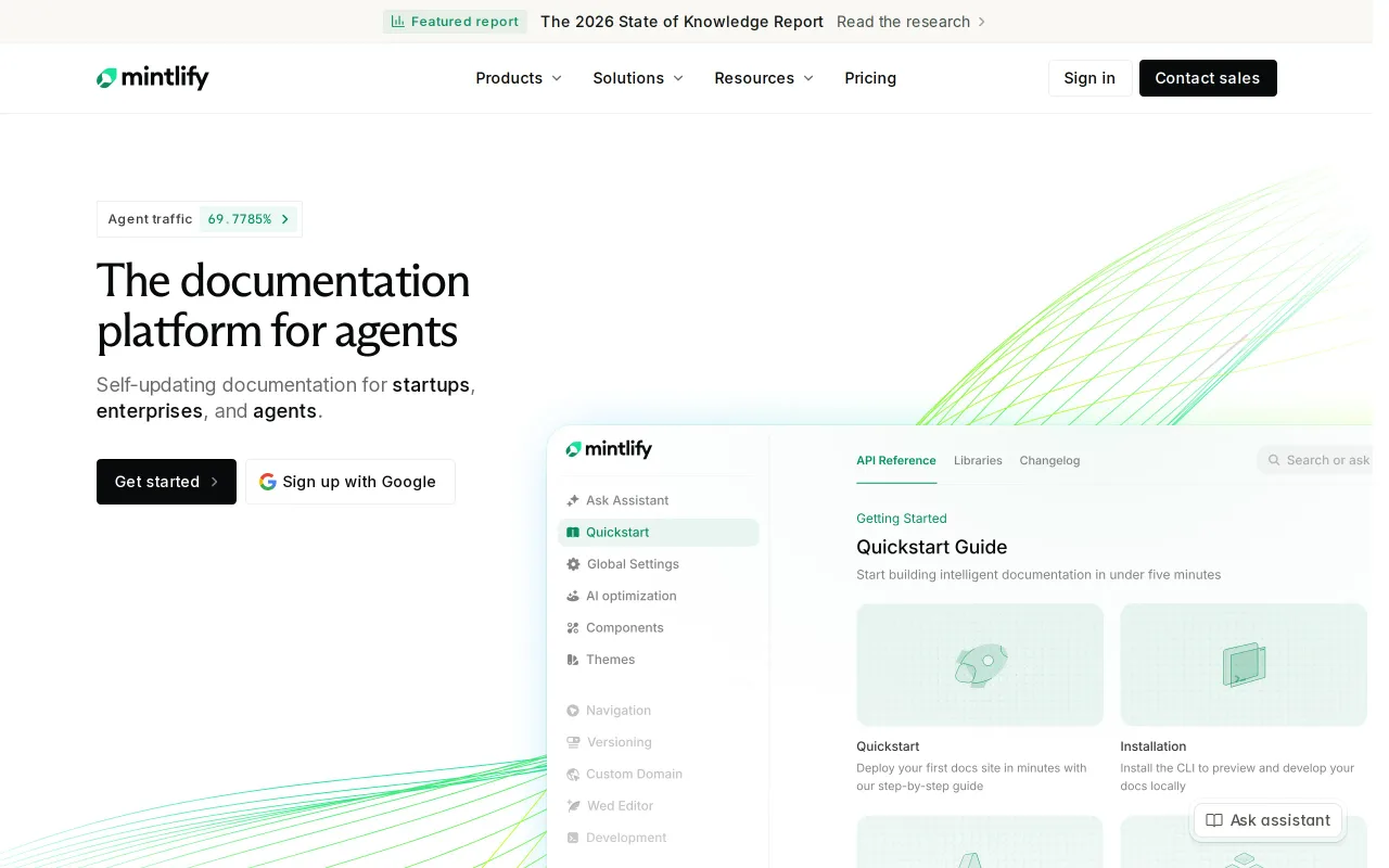 Mintlify screenshot