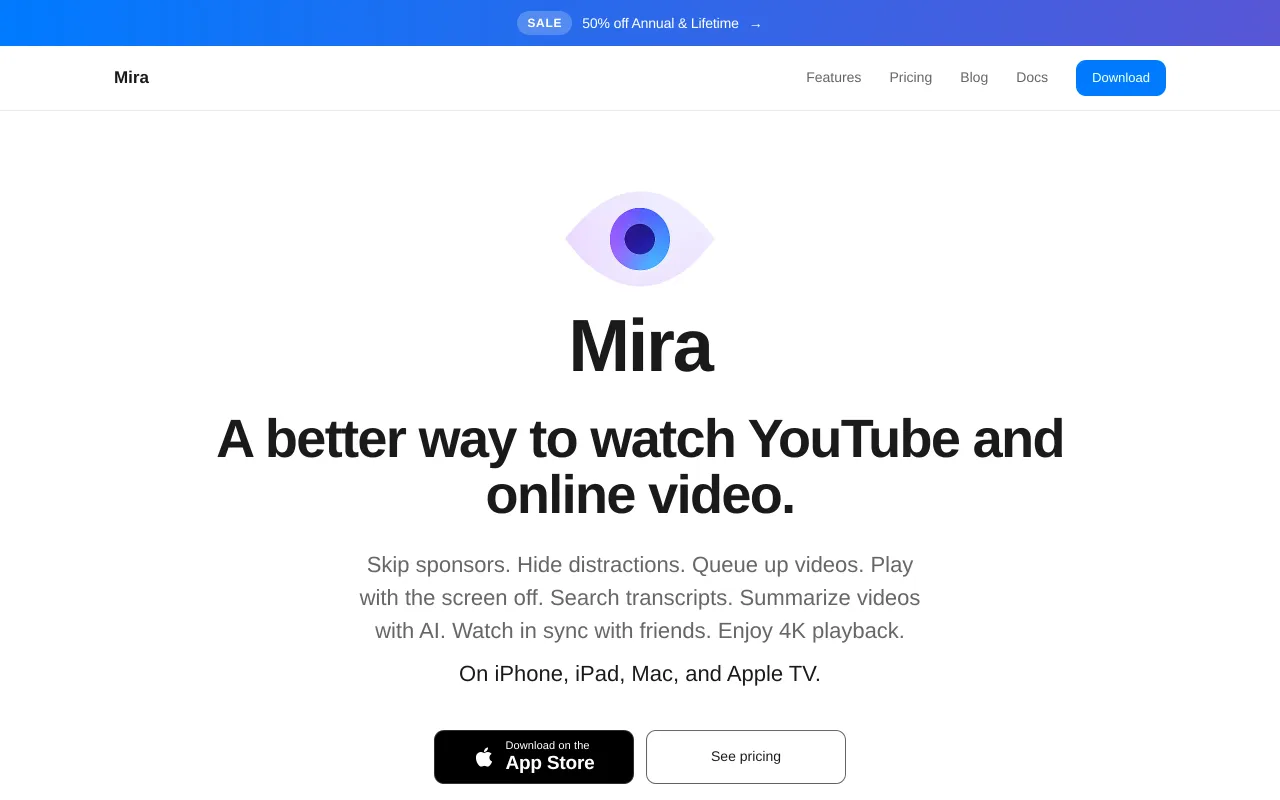 Mira screenshot