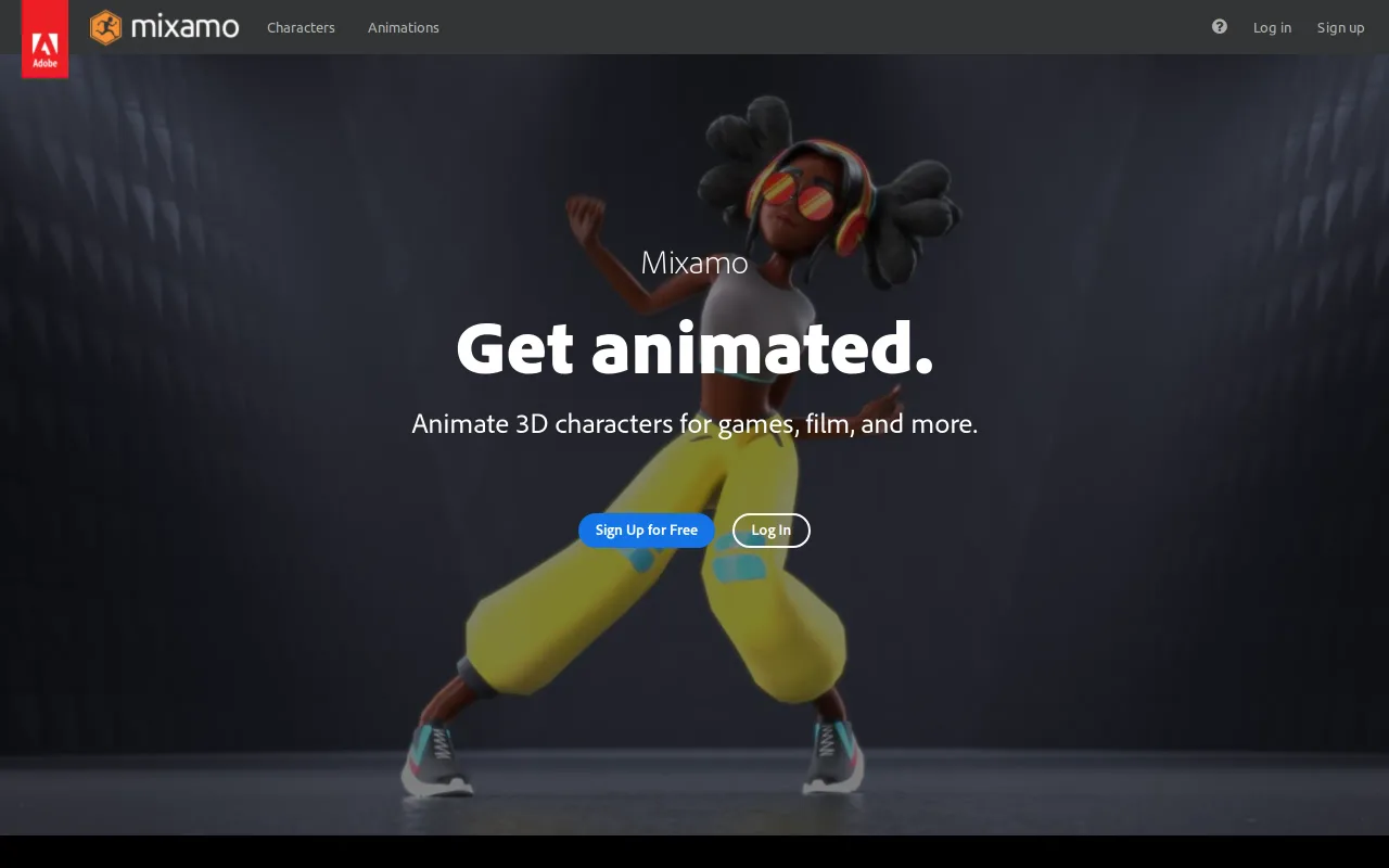 Mixamo screenshot