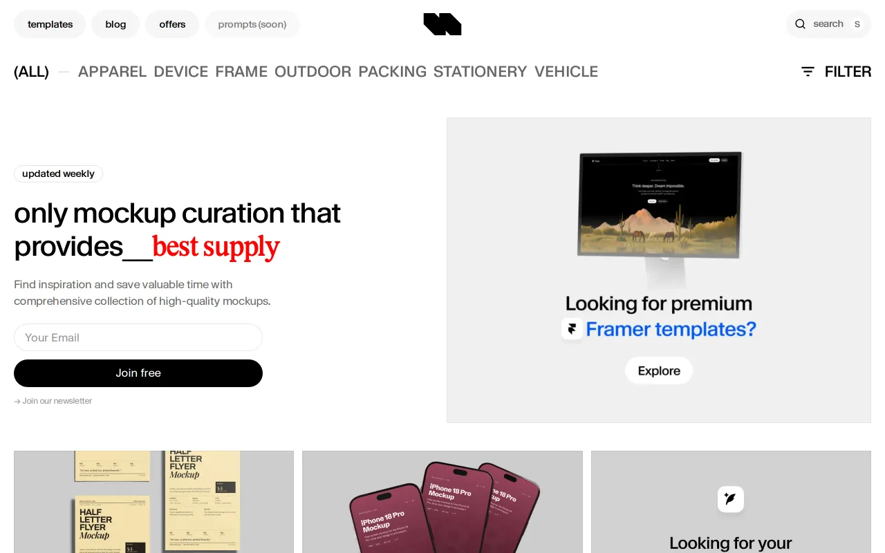Mockups Digital screenshot