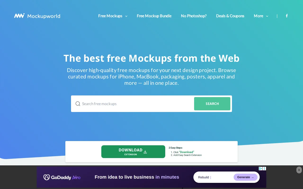 MockupWorld screenshot