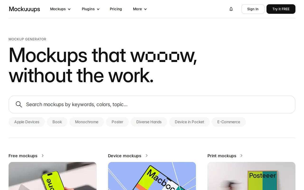 Mockuuups Studio screenshot