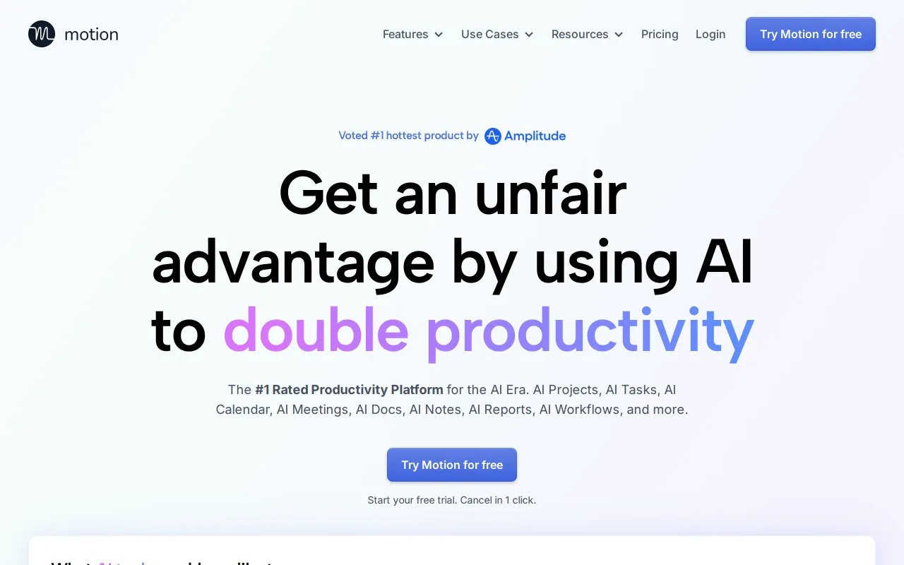Motion App screenshot