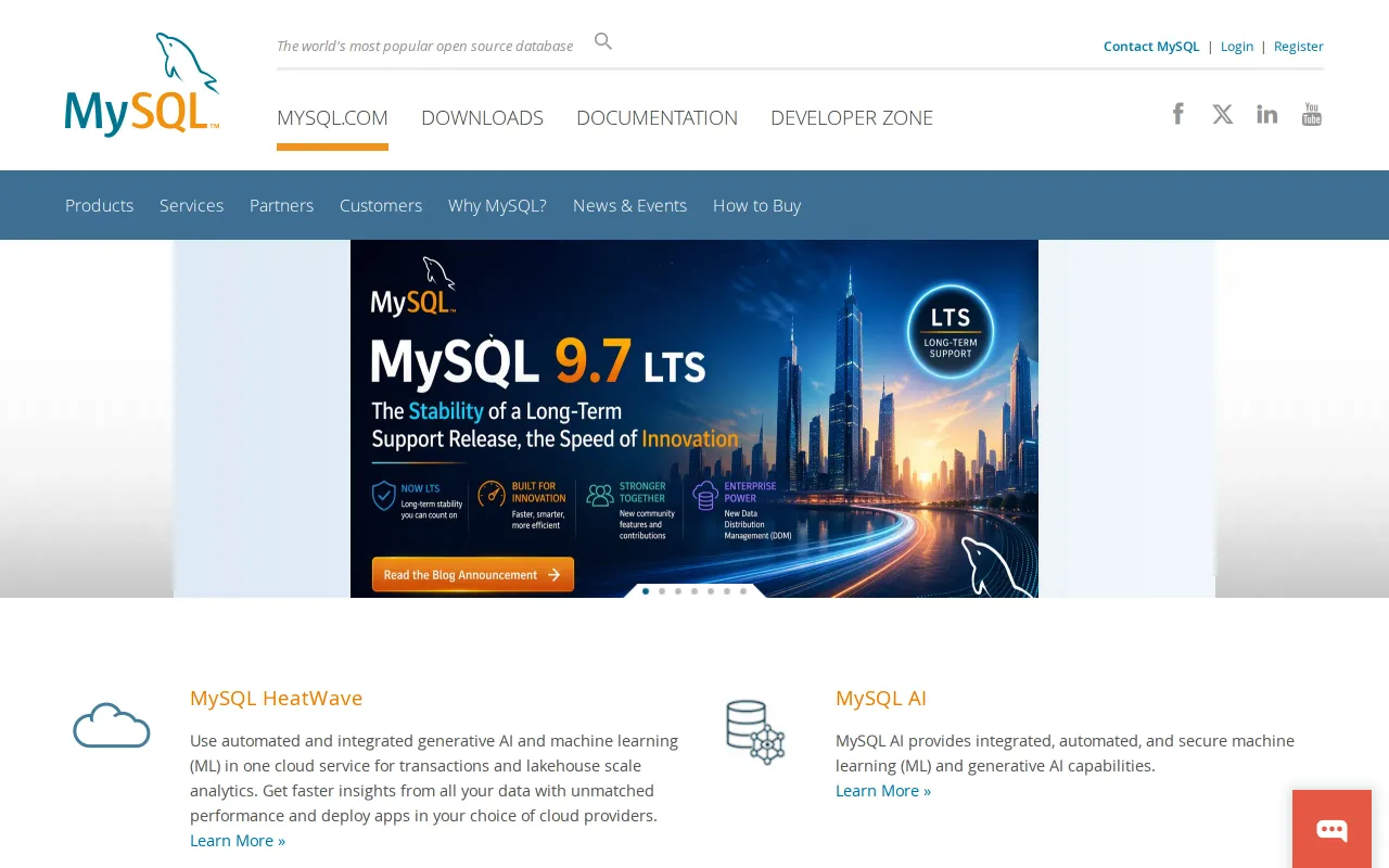 MySQL screenshot