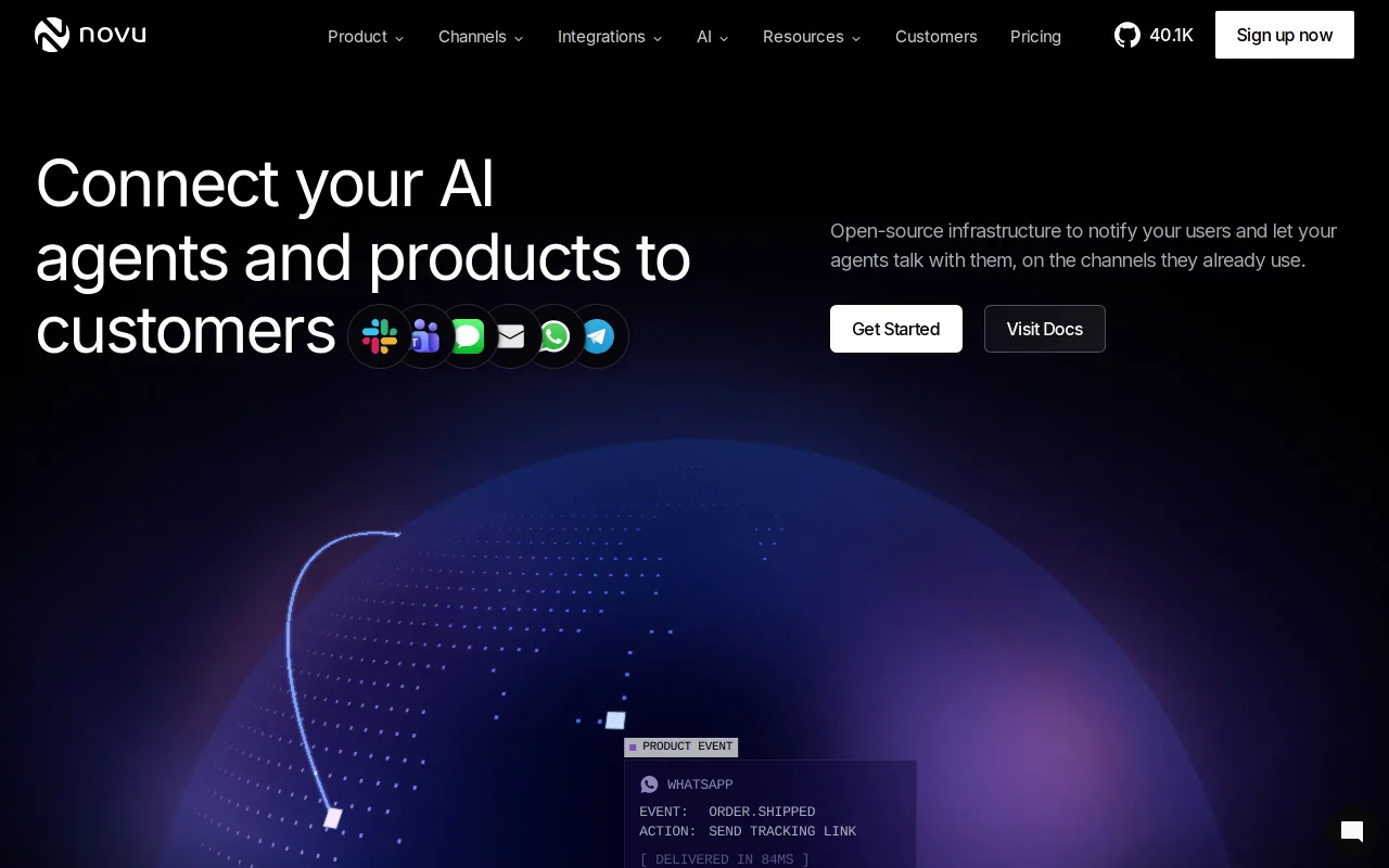 Novu screenshot