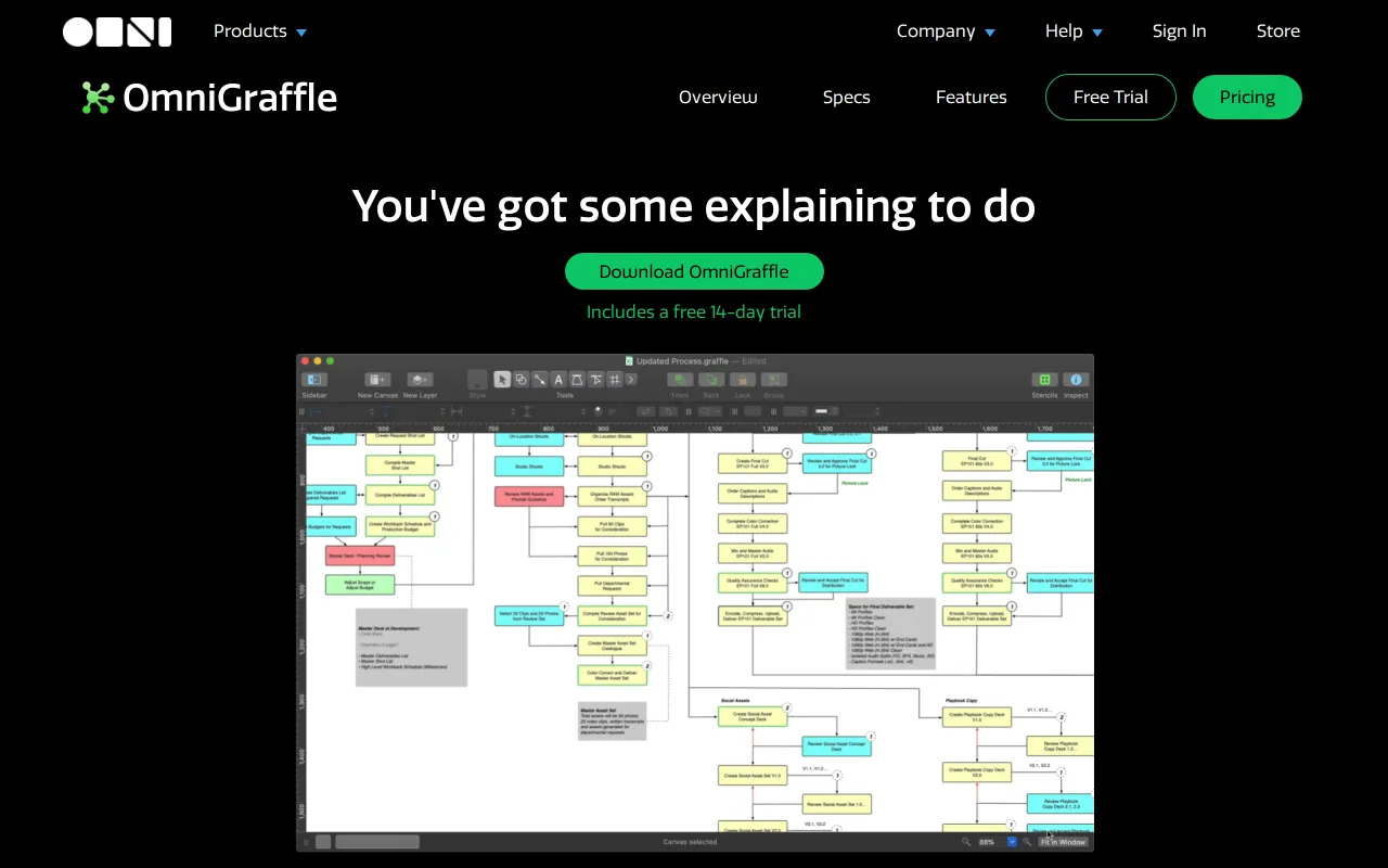 OmniGraffle screenshot