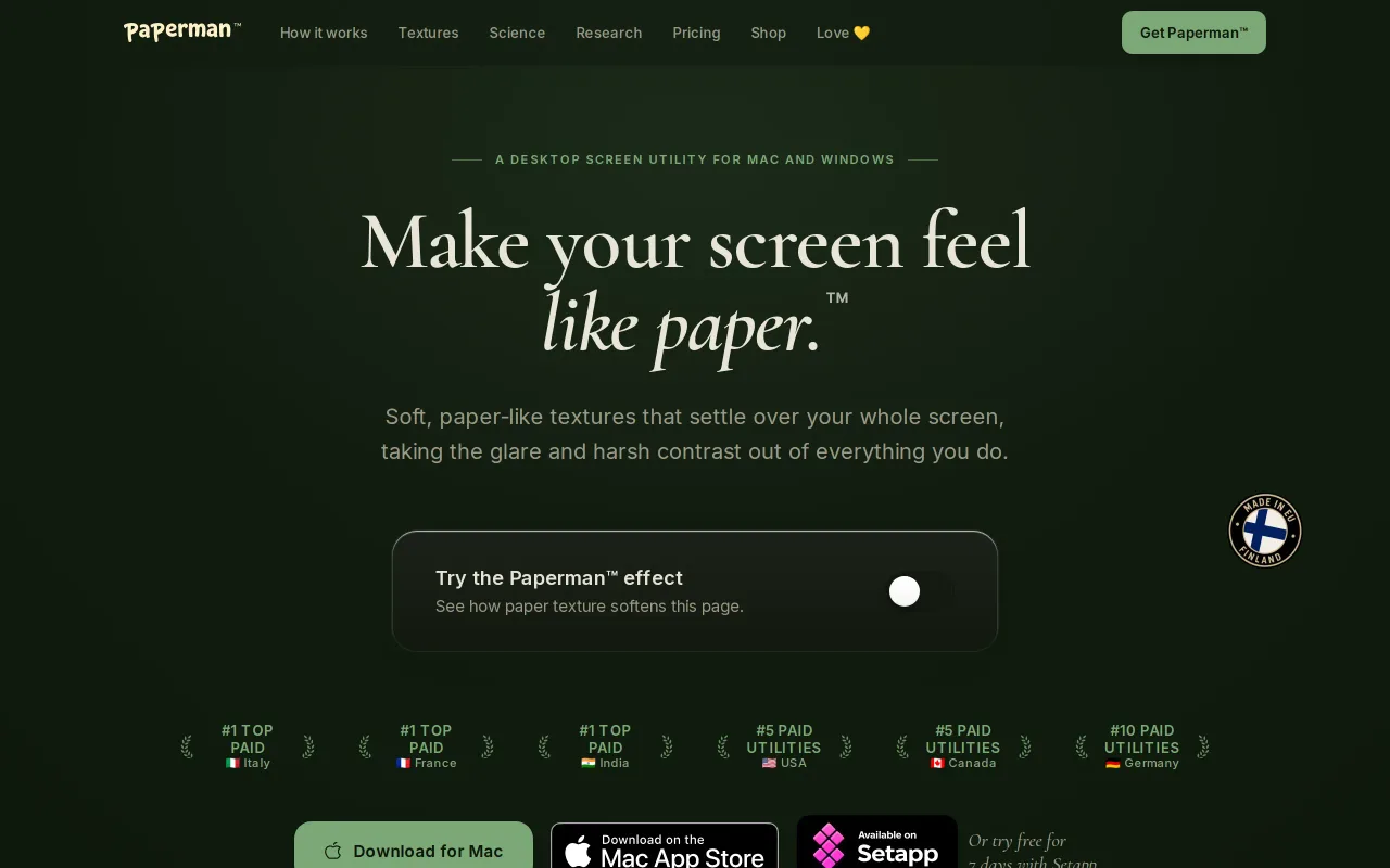Paperman screenshot