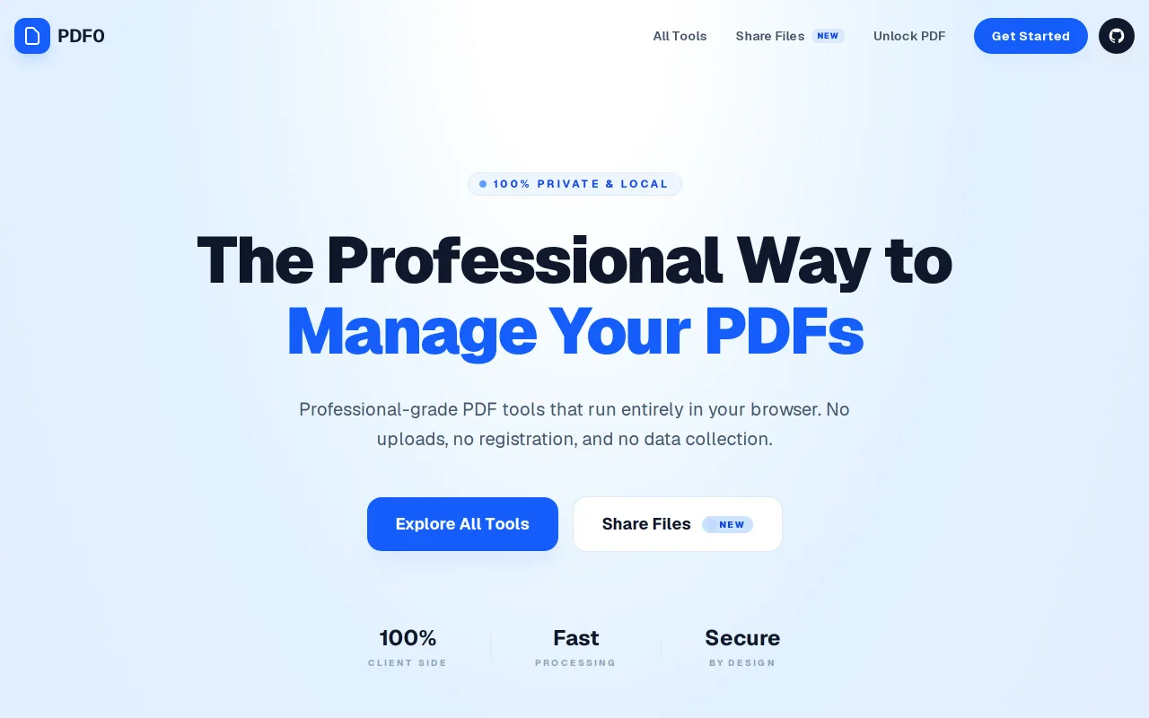 PDF0 screenshot