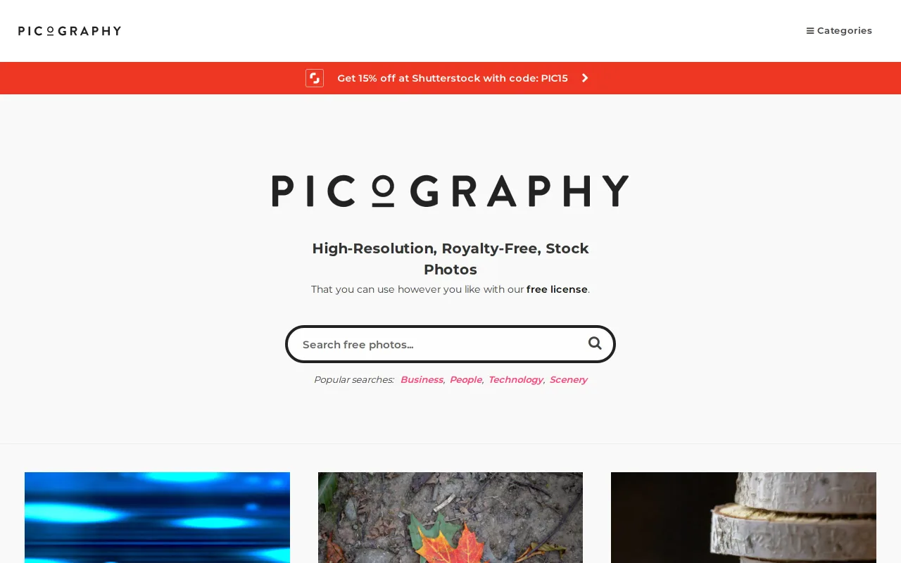 Picography screenshot