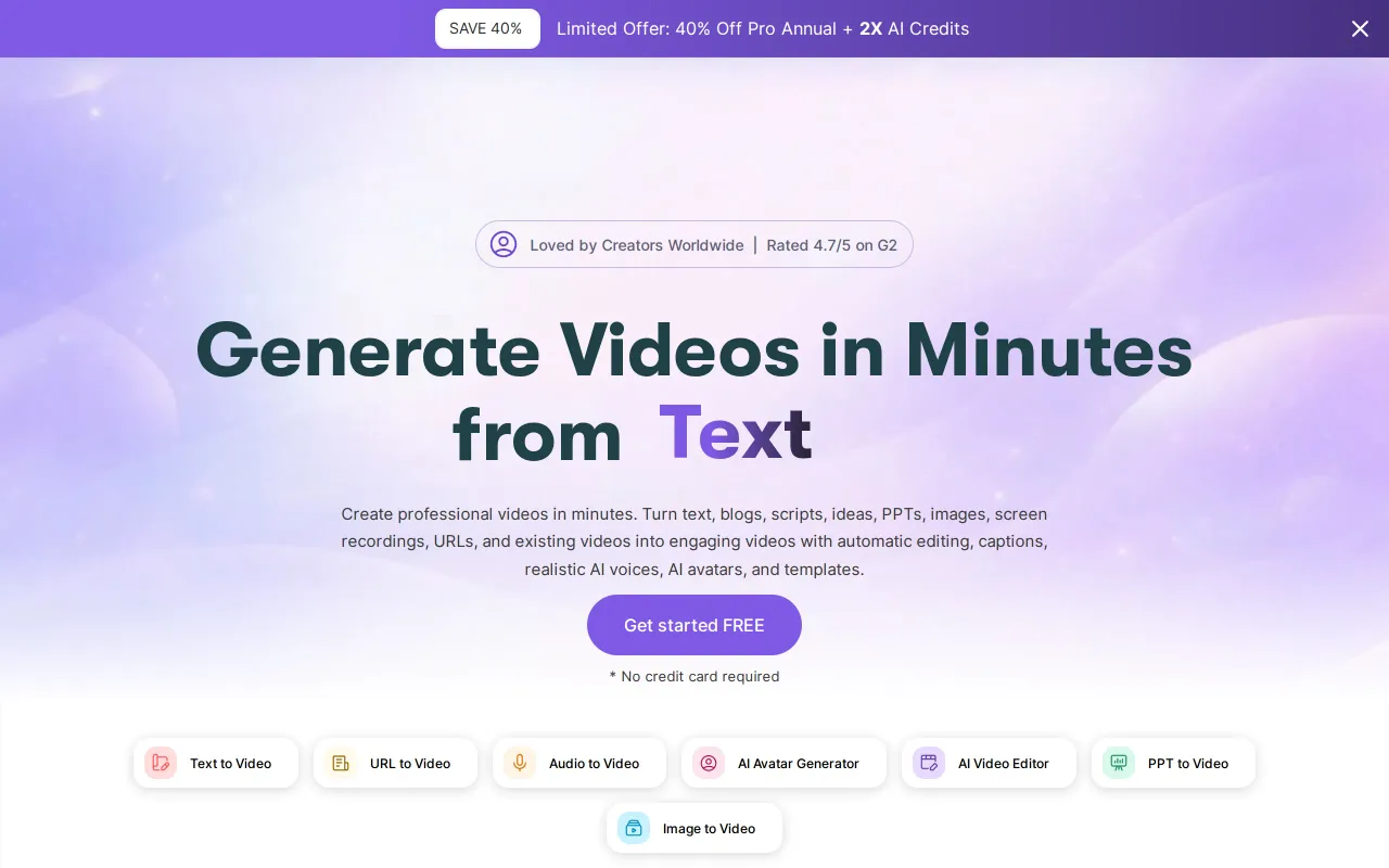 Pictory screenshot