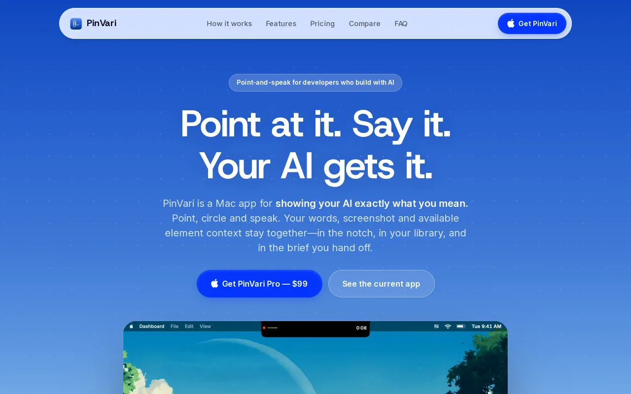PinVari screenshot